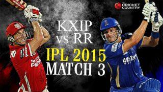 Kings XI Punjab (KXIP) vs Rajasthan Royals (RR) IPL 2015 Match 3 Preview: KXIP, RR look to make winning start